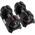 Adjustable Dumbbell Set with Tray U825