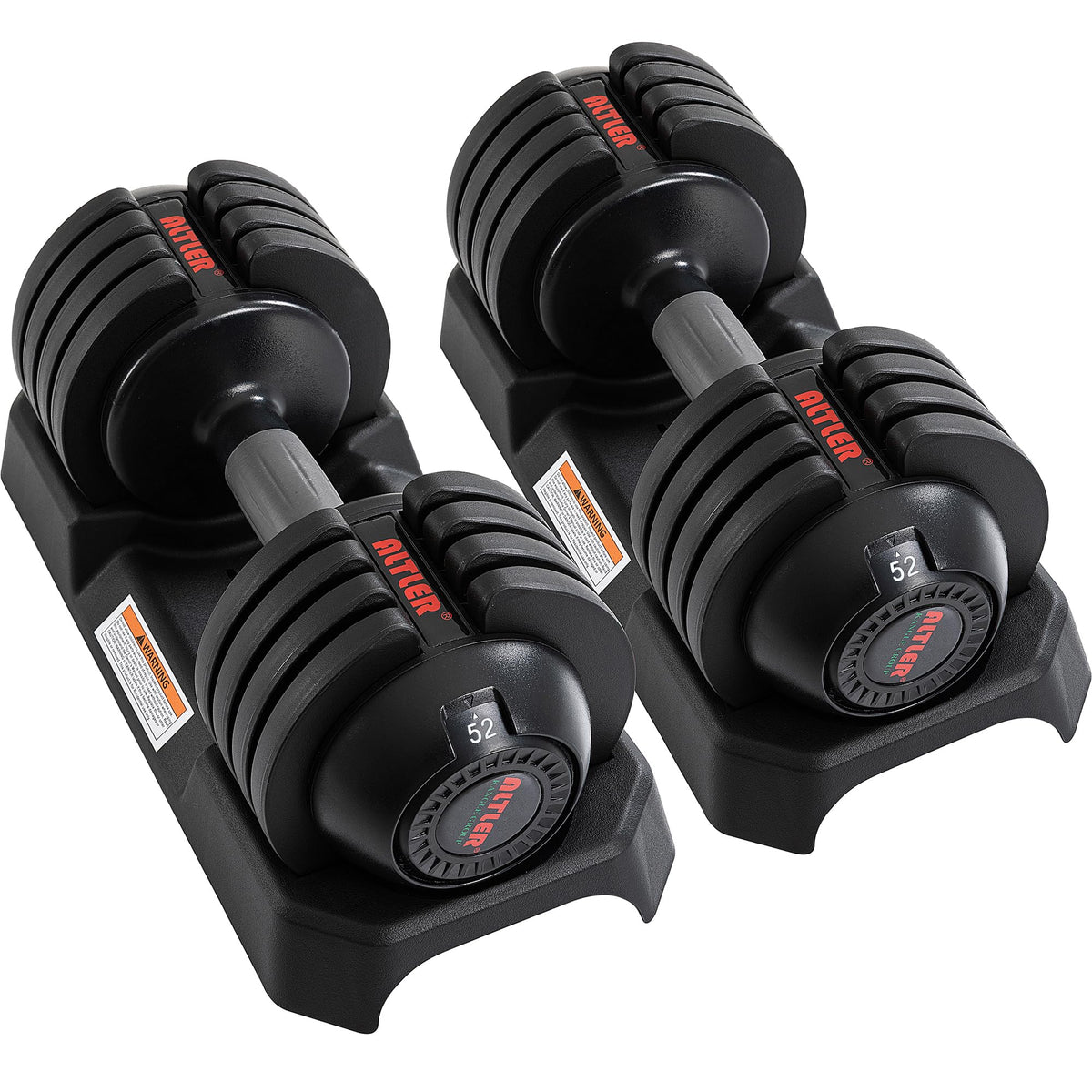 Adjustable Dumbbell Set with Tray U825