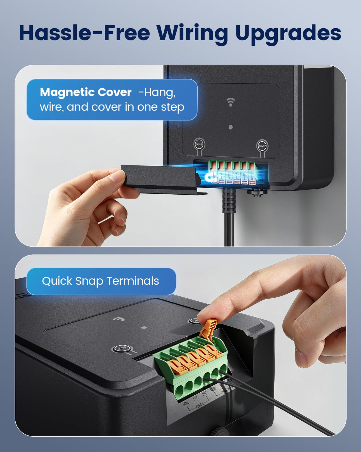 Wi-Fi Low Voltage Landscape Transformer with 2 Zones, 12V 15V AC D335