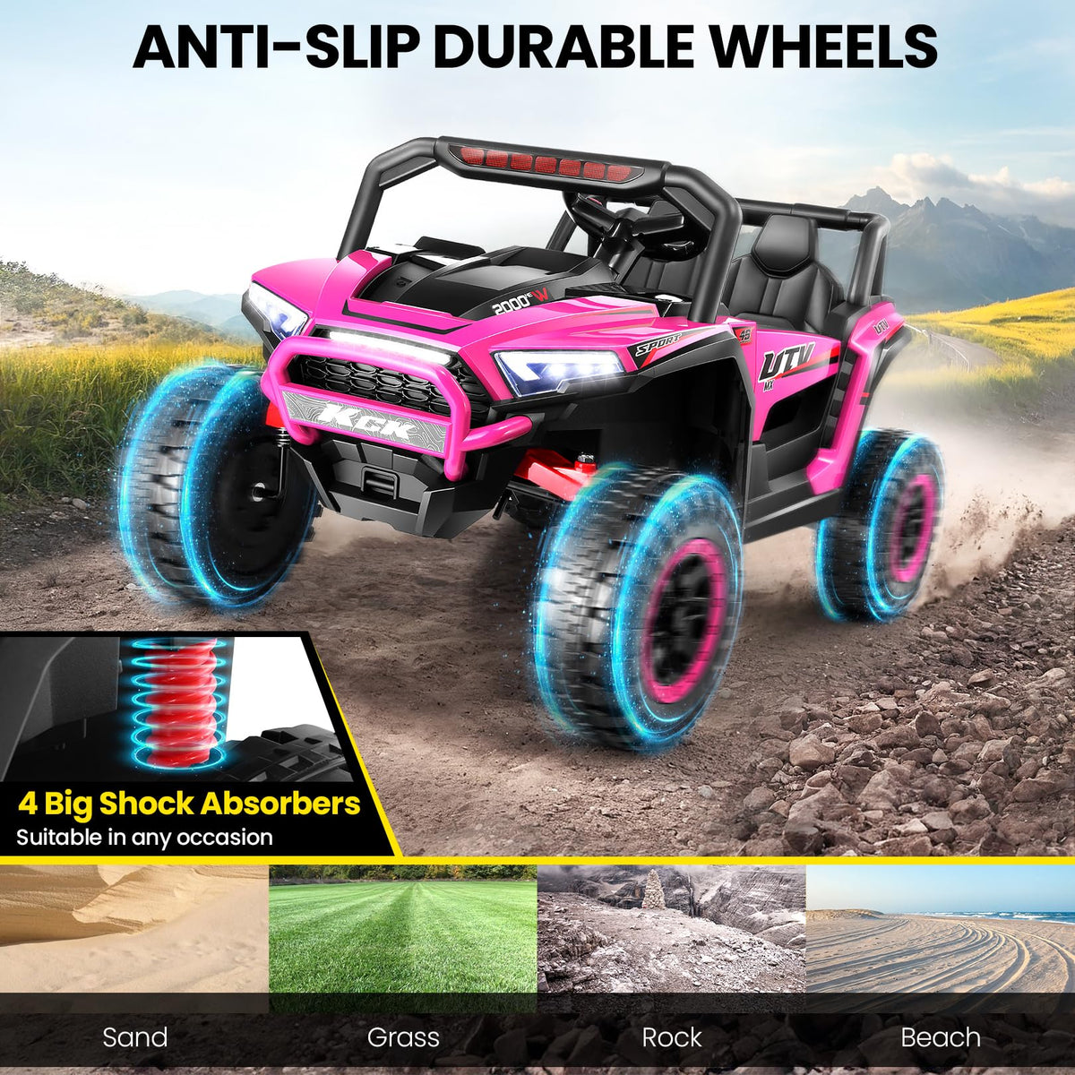 24V Pink Ride on Toy S86597