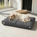 42 Inch Chew Proof Waterproof Washable Dog Bed Dark Grey Q336152