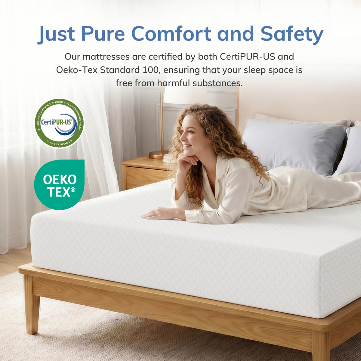 Twin Memory Foam Mattress 5 Inch Green Tea Infused J33507