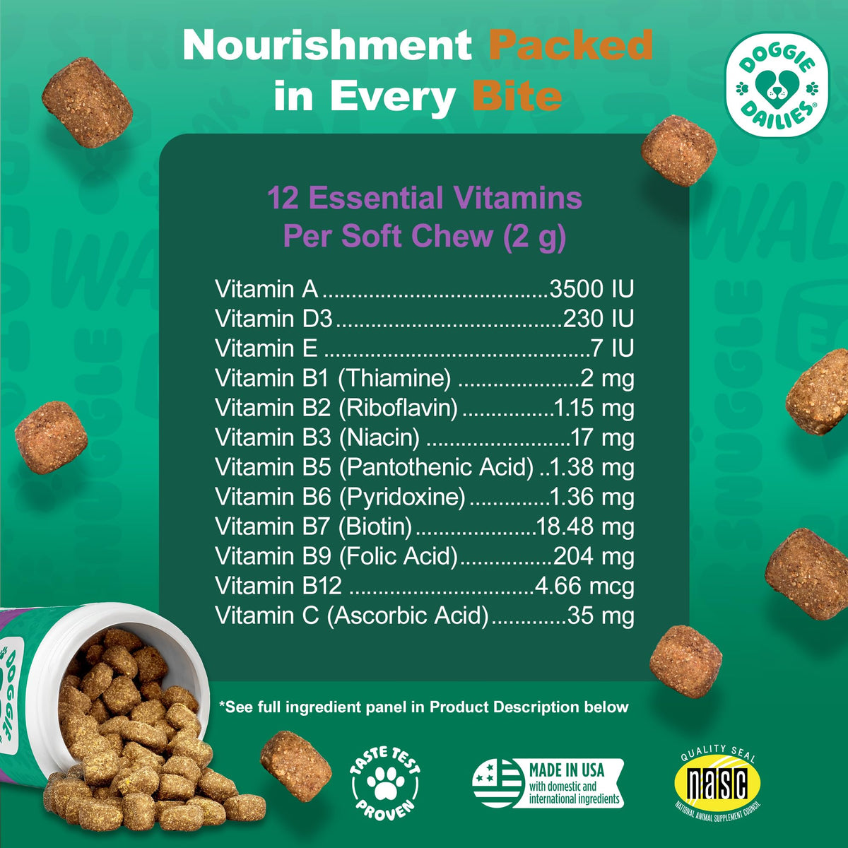 Peanut Butter Multivitamin Soft Chews 225 Count U4445
