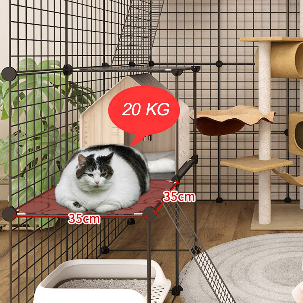 Metal Wire Small Animal Cage 111 * 75 * 109cm Y749