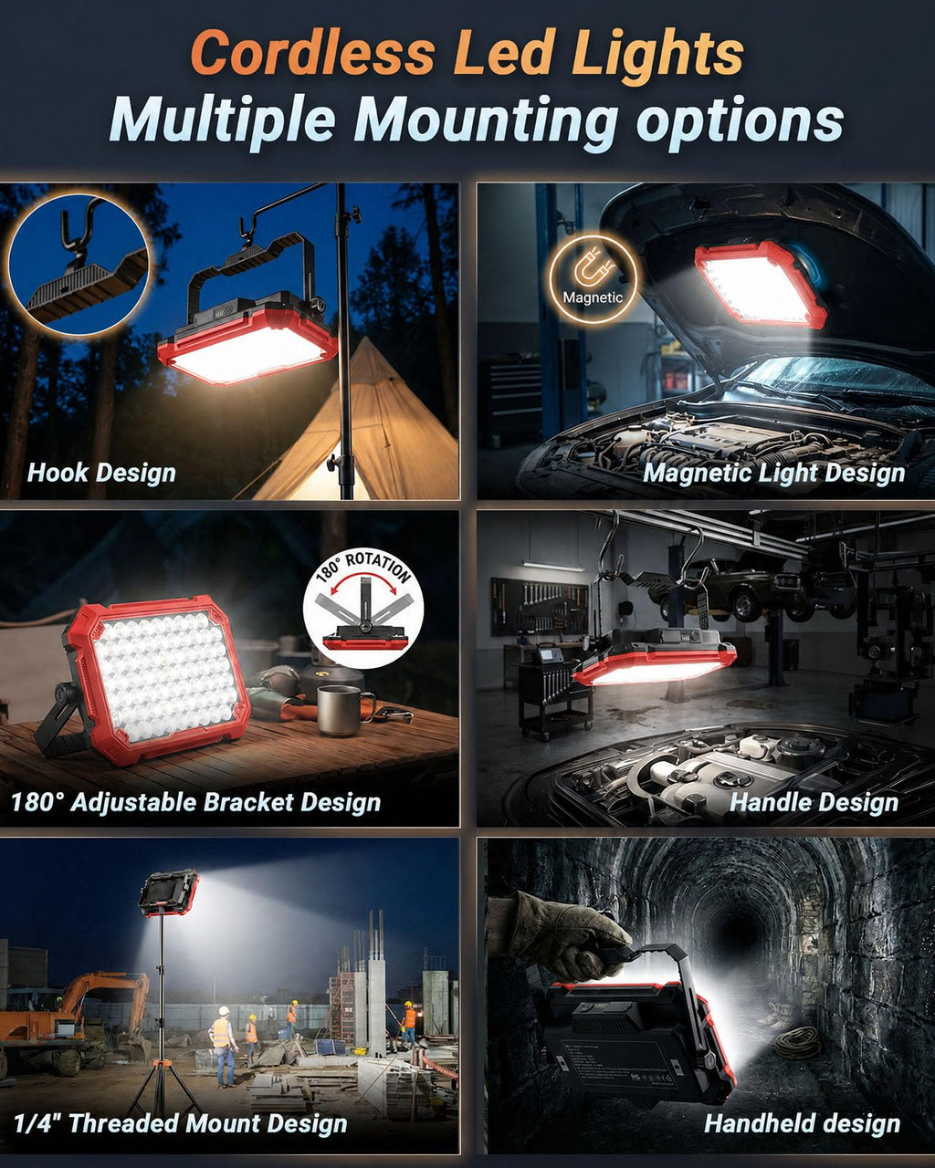 Portable LED Work Light V872658
