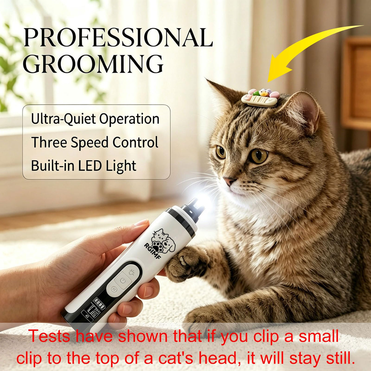 Dog Nail Grinder with Light G6860