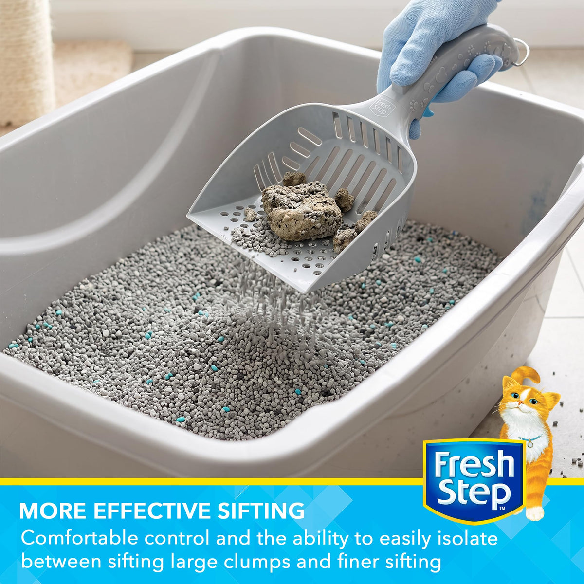 Cat Litter Scoop with Ergonomic Handle, 2-Pack D11494