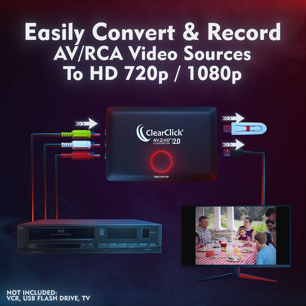 AV RCA to HDMI Converter & Recorder C34094