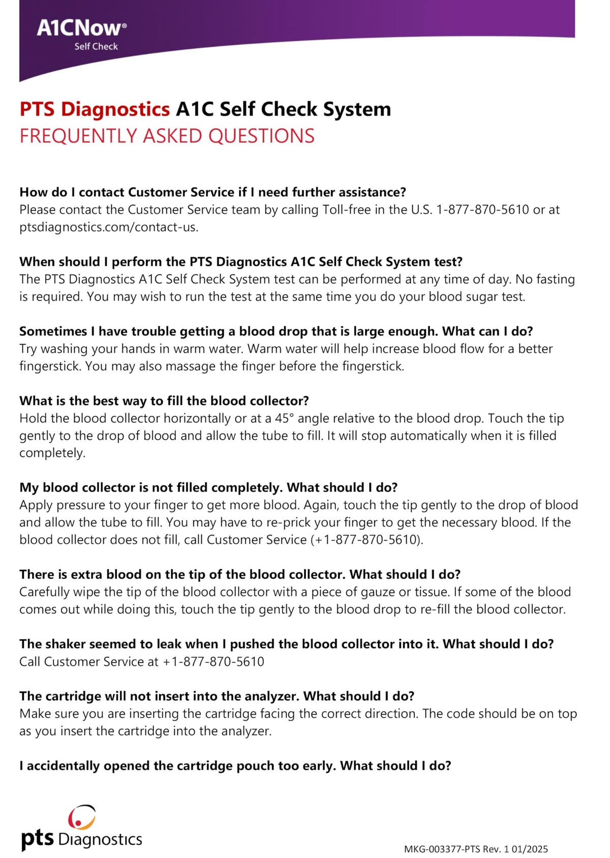 A1C Home Test Z570