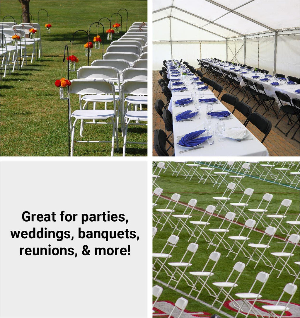 Brown 10pk Stackable Folding Chairs B556