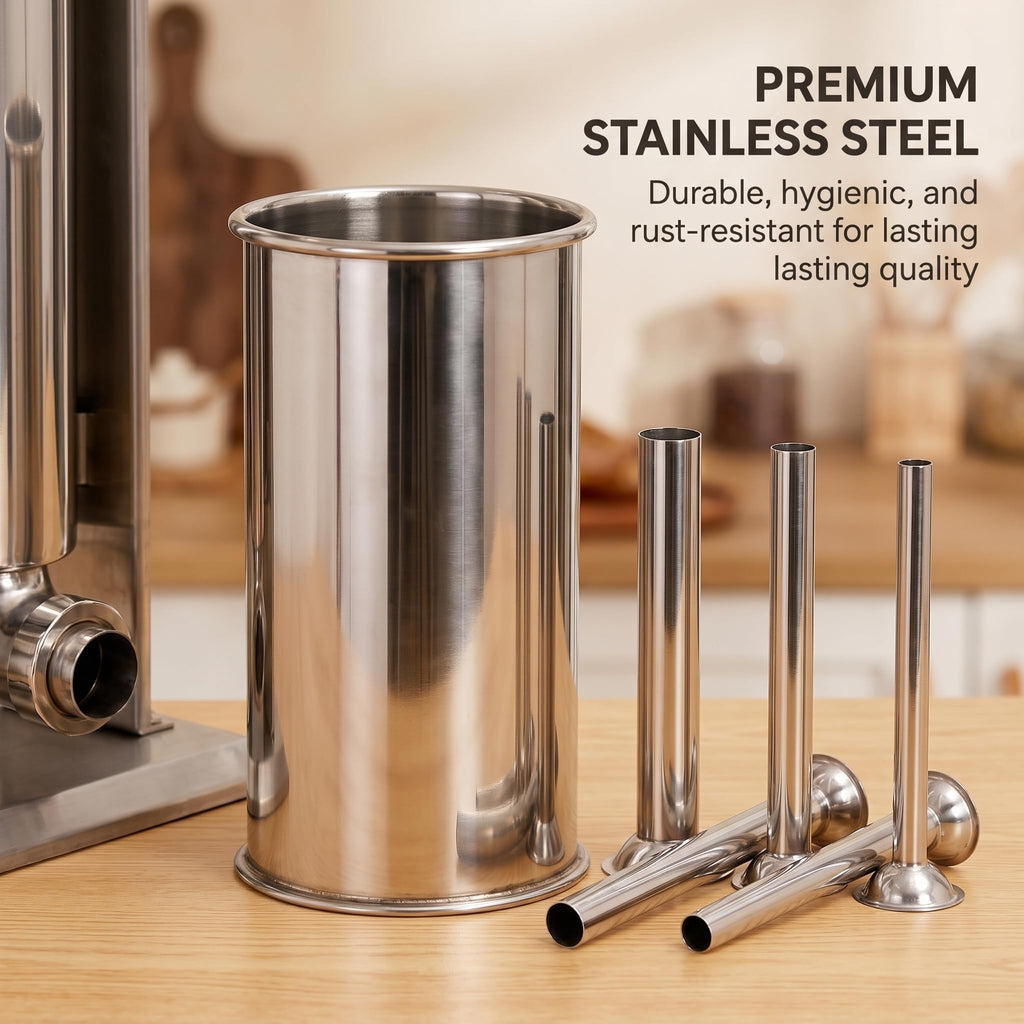 Stainless Steel 15LB Dual Speed Vertical Manual Sausage Stuffer A754700