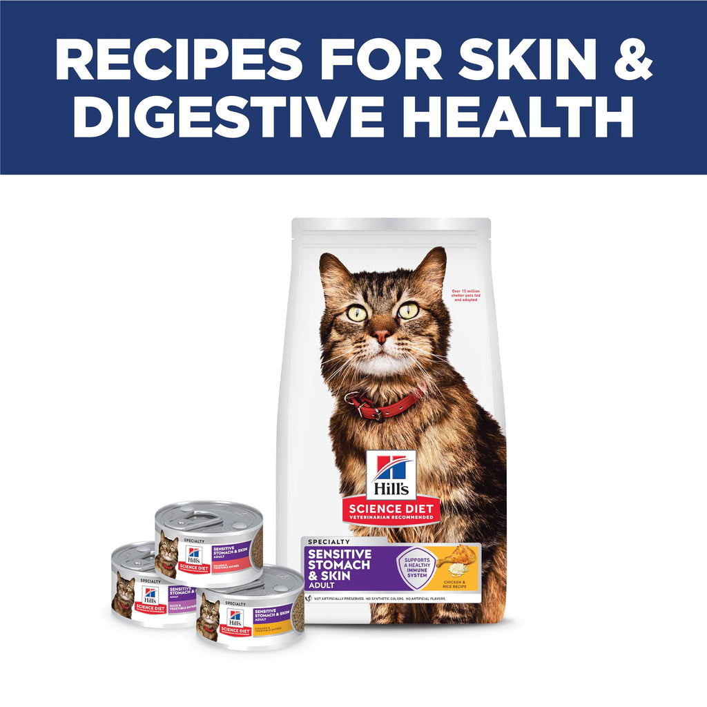 Sensitive Stomach & Skin Dry Cat Food J9831