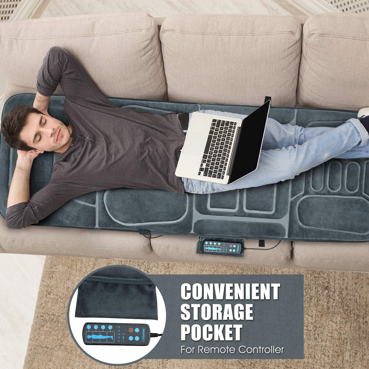 Full Body Massage Mat with Heat M230