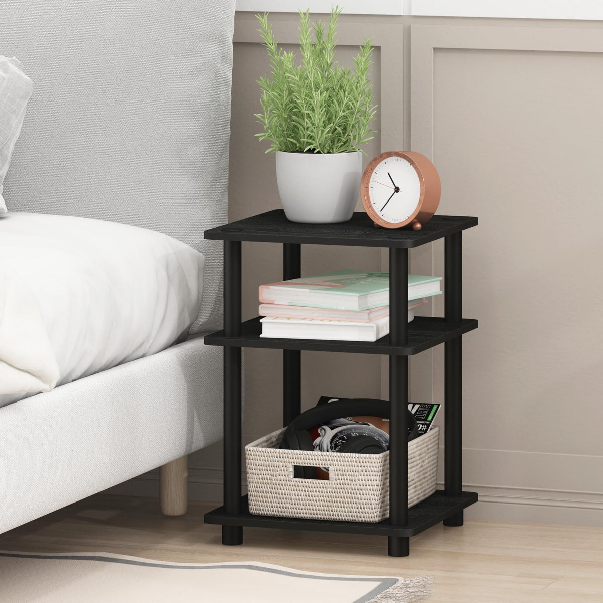 3-Tier Square Side Table A809