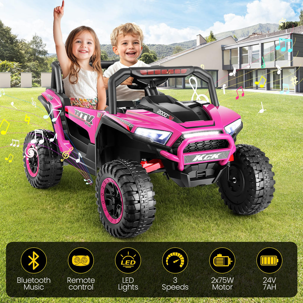 24V Pink Ride on Toy S86597