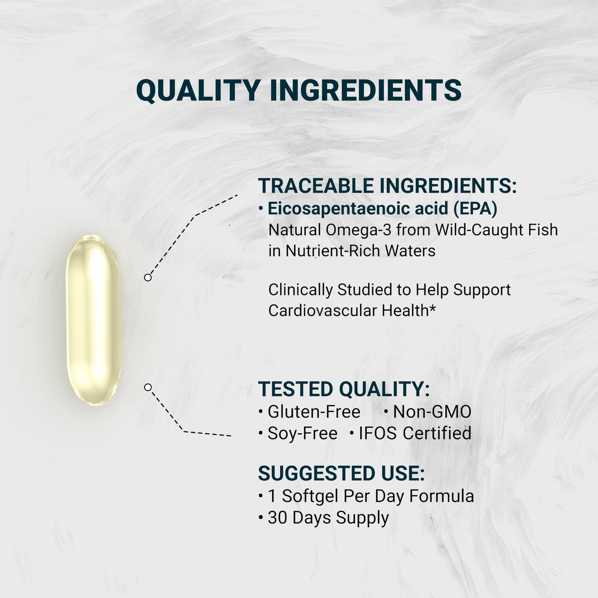Fish Oil 1000mg 30 Softgels T897