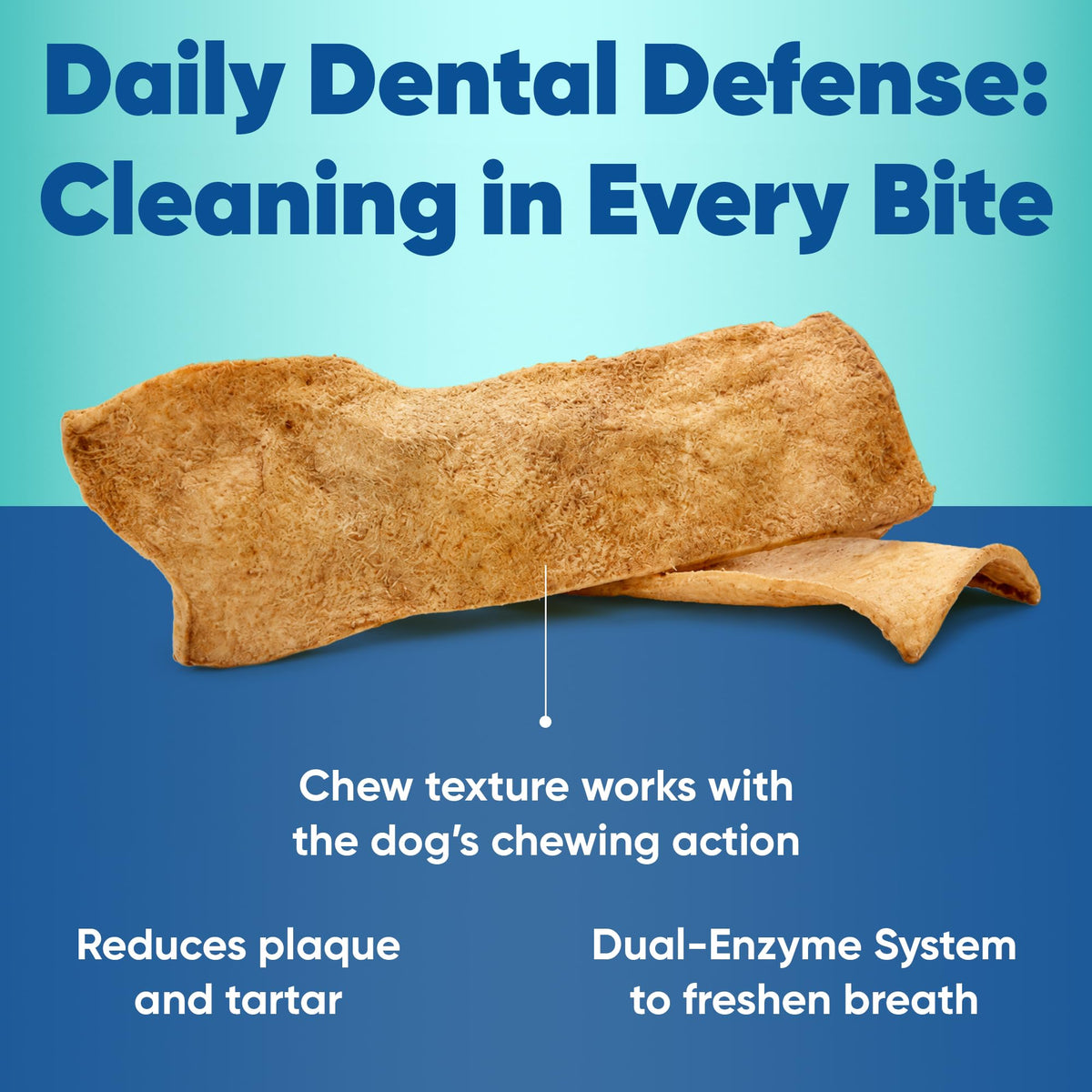 Large Tartar Control Enzymatic Oral Hygiene Chews for Dogs N5797