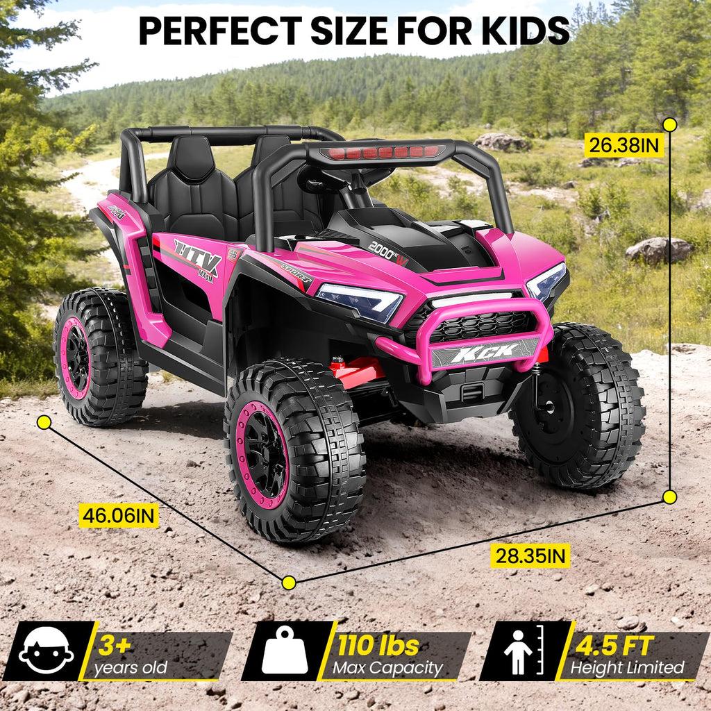 24V Pink Ride on Toy S86597