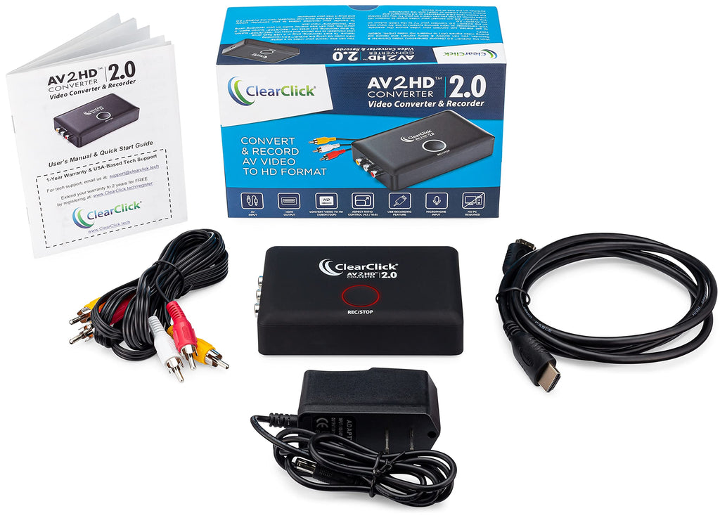 AV RCA to HDMI Converter & Recorder C34094