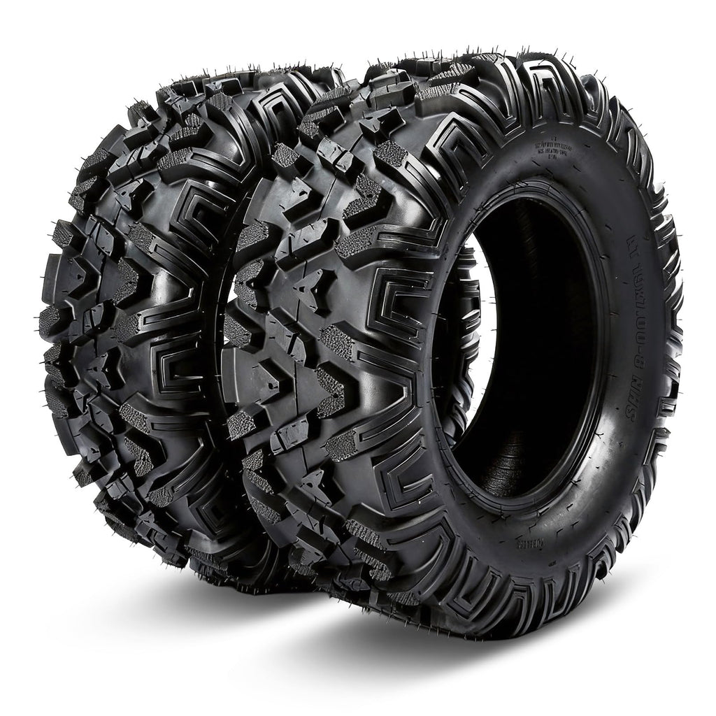 ATV Tires 19x7-8 4-Ply Tubeless Set of 2 P99394