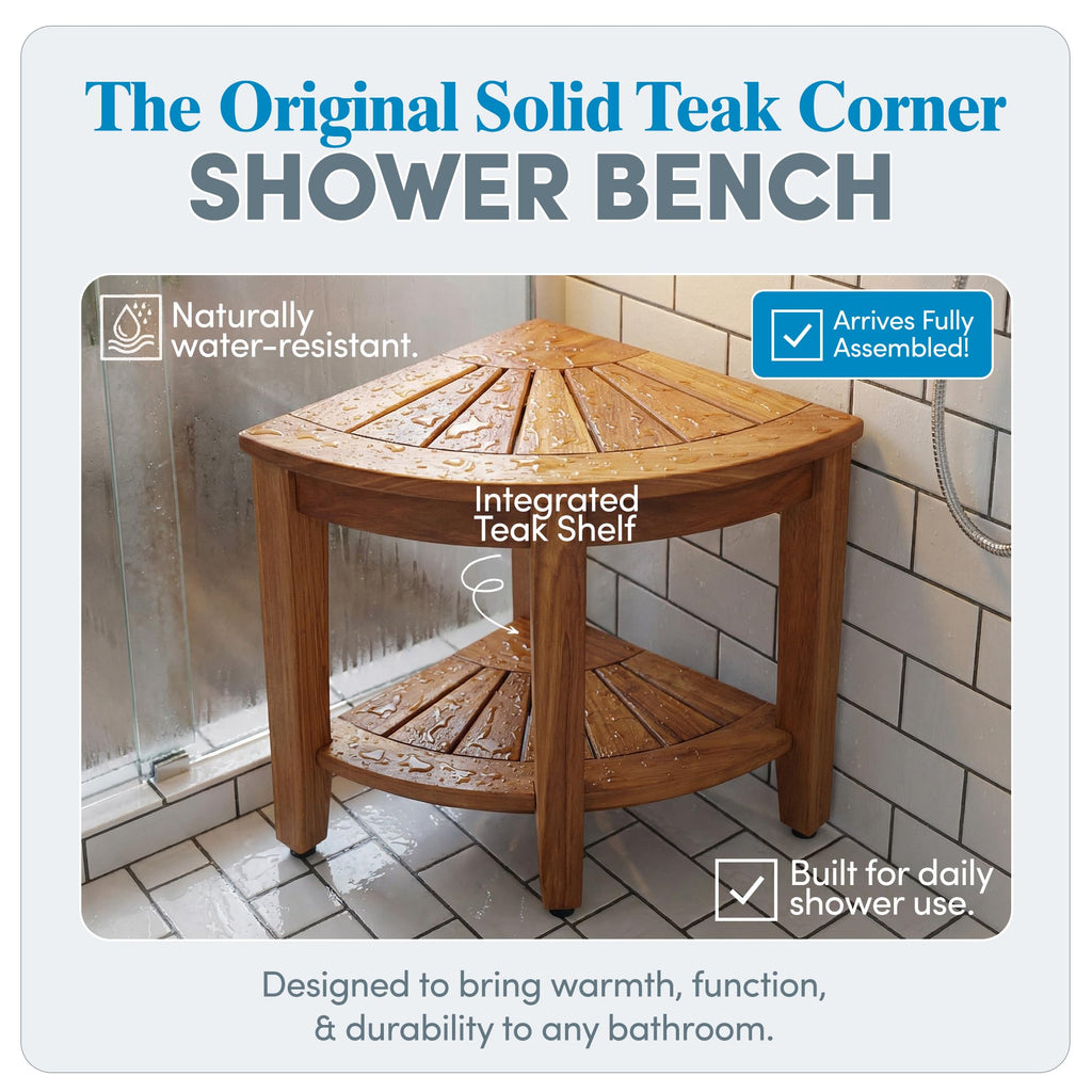 Teak Shower Bench U7396