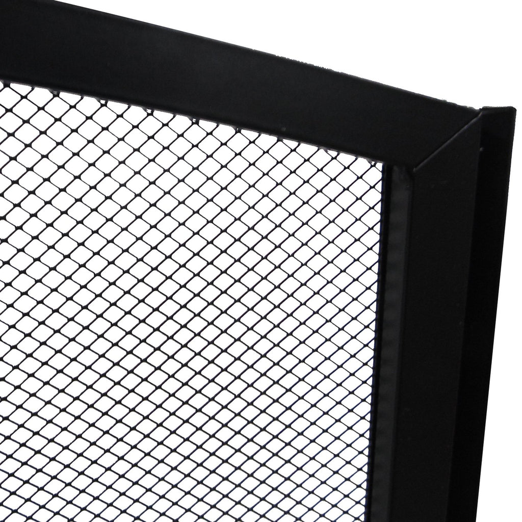 3-Panel Arch Screen with Double Bar D897692