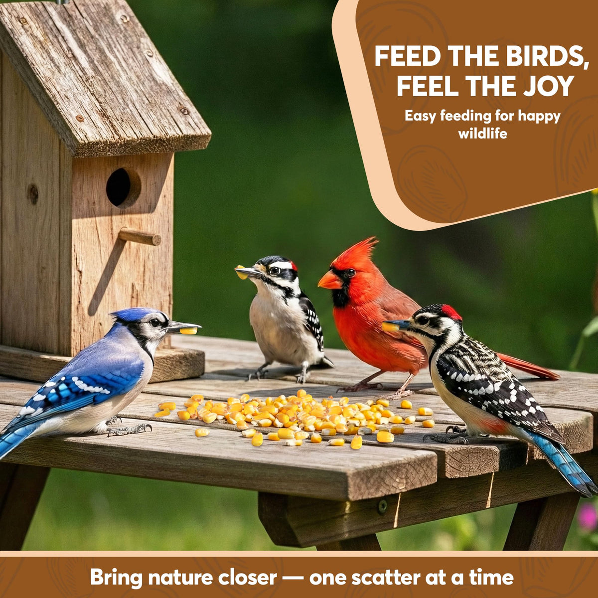 Whole Corn 20 LB Bird Seed & Wildlife Feed T47849