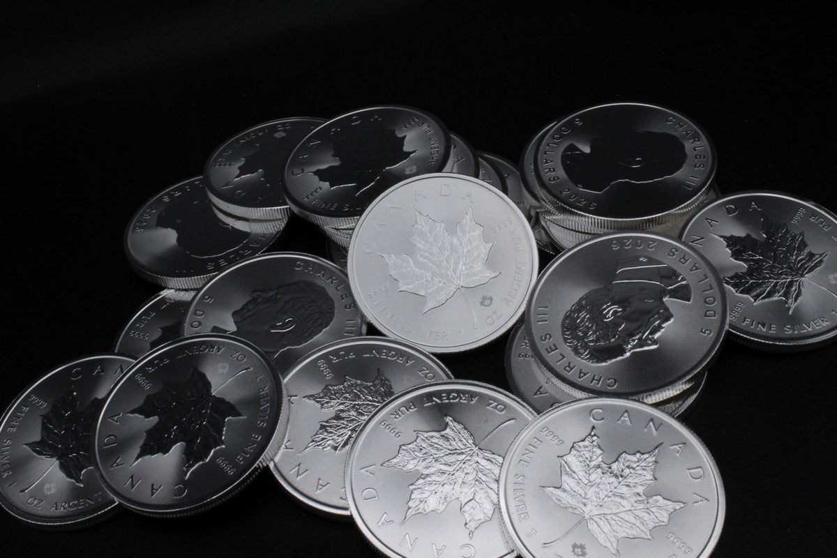 1 oz Canadian Maple Leaf Silver S4381