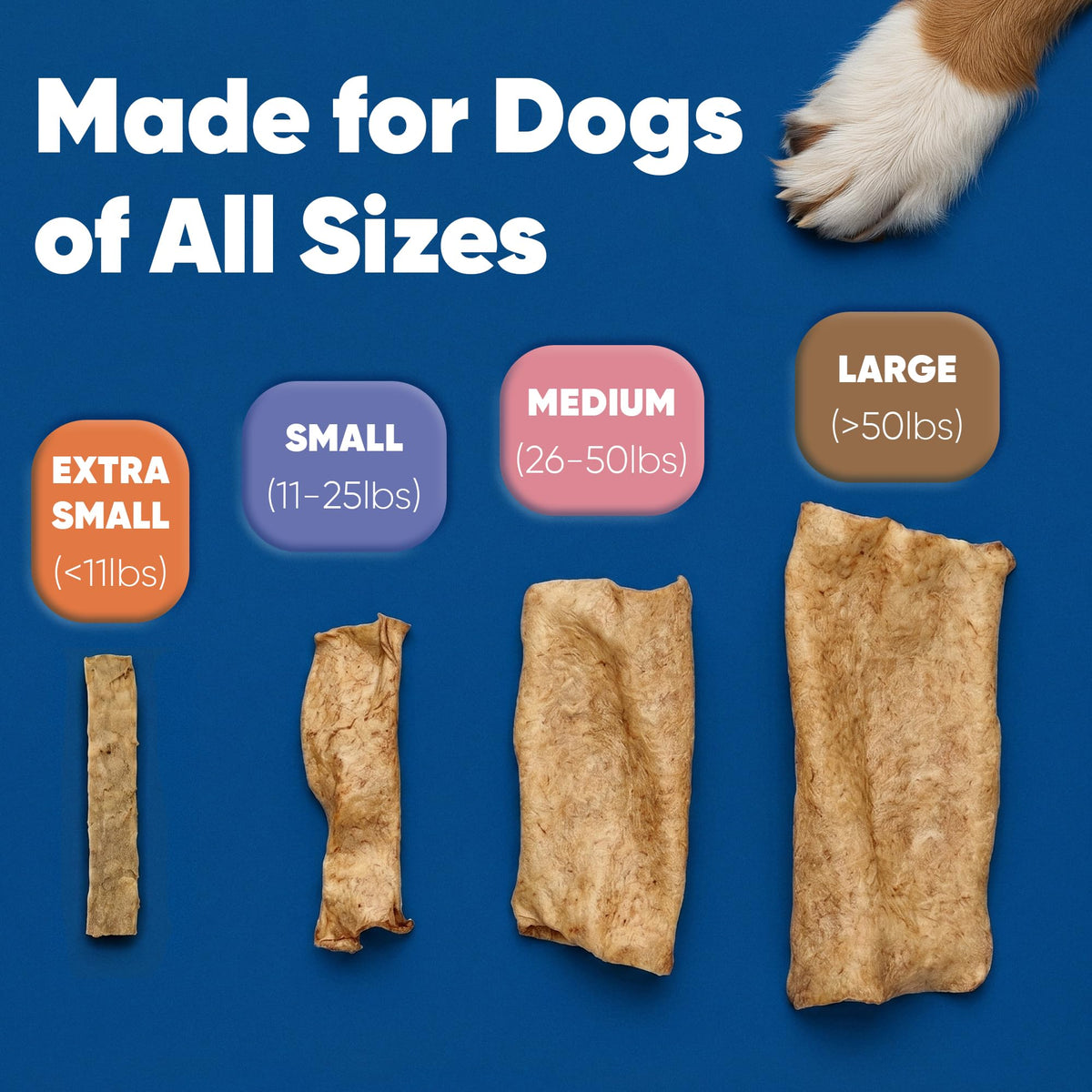 Large Tartar Control Enzymatic Oral Hygiene Chews for Dogs N5797