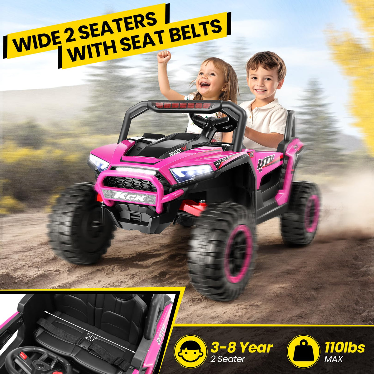 24V Pink Ride on Toy S86597