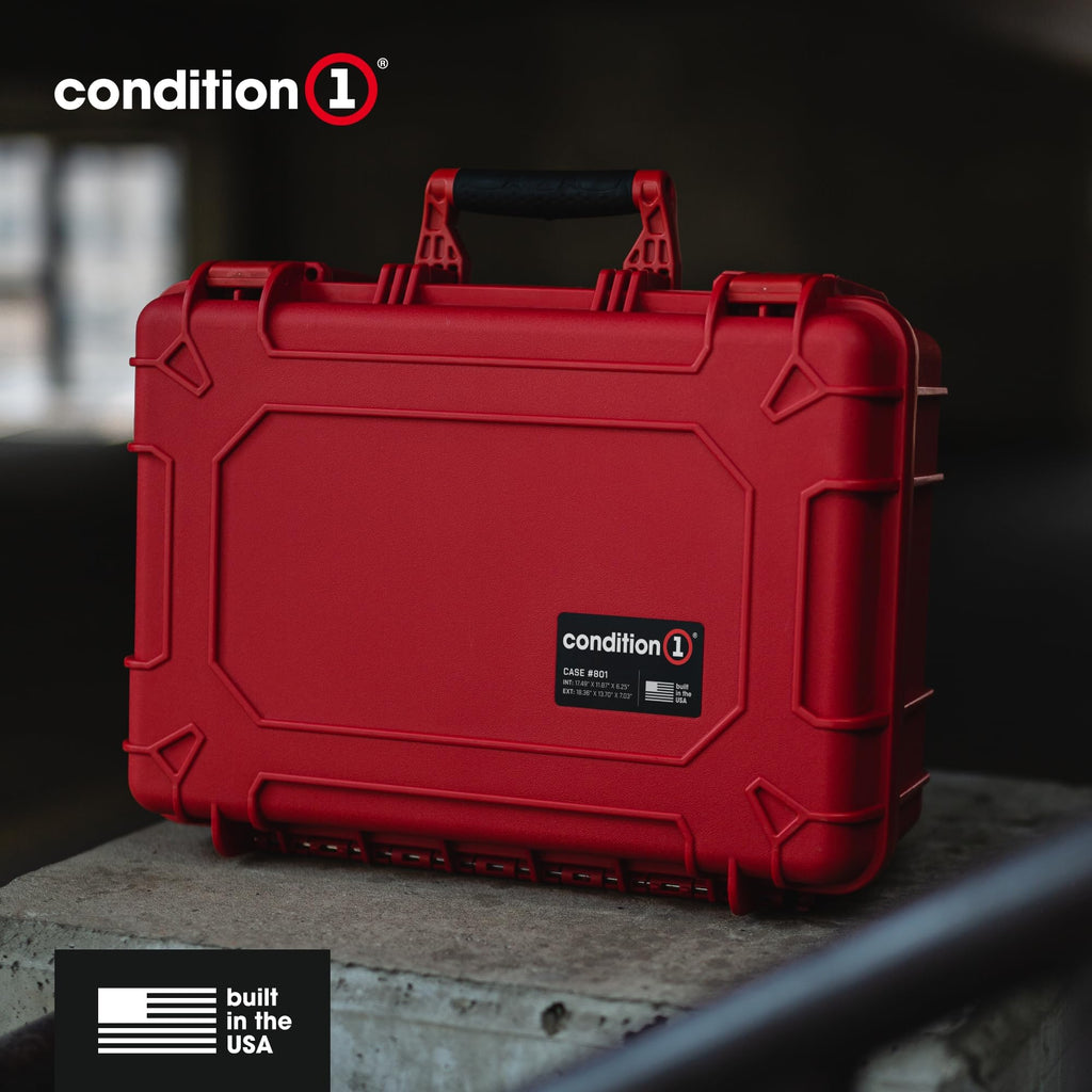 18" Medium Waterproof Hard Case With Foam, Orange B3515
