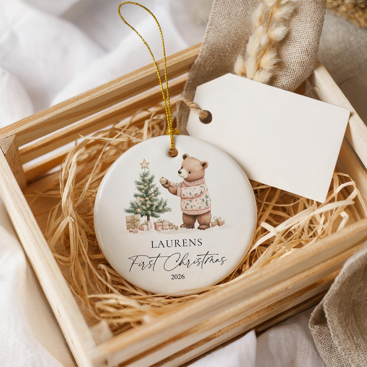 Baby's First Christmas Ornament 2026 A7937