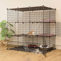 Metal Wire Small Animal Cage 111 * 75 * 109cm Y749