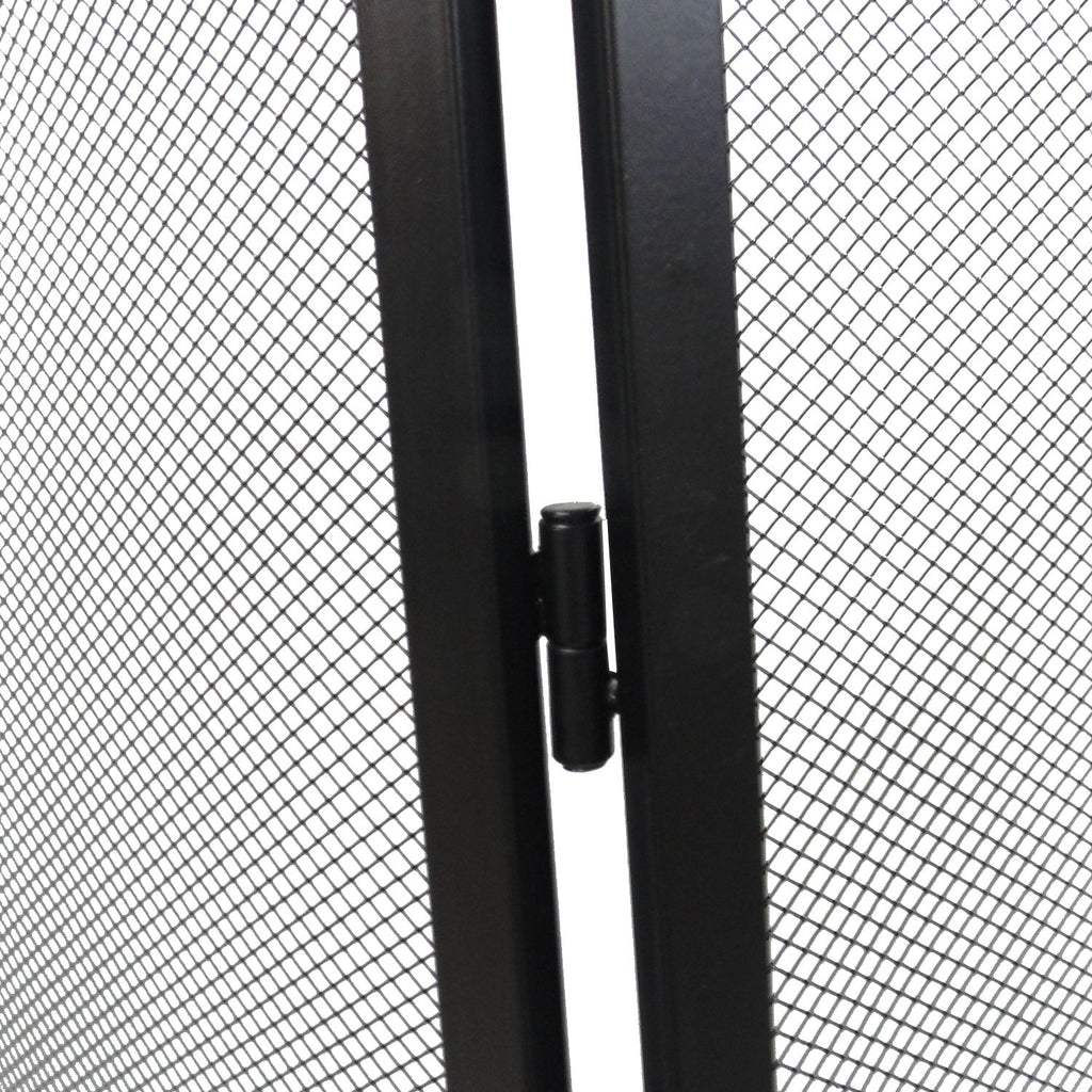 3-Panel Arch Screen with Double Bar D897692