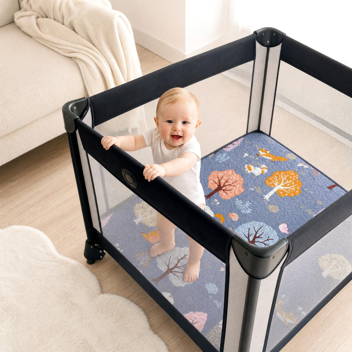 Soft Mini Crib Sheet Pack N Play Mattress Pad R94018